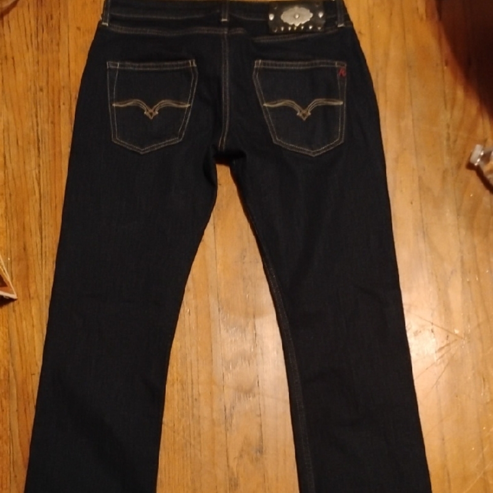 Replay Women's Dark Blue Boot Cut Jeans